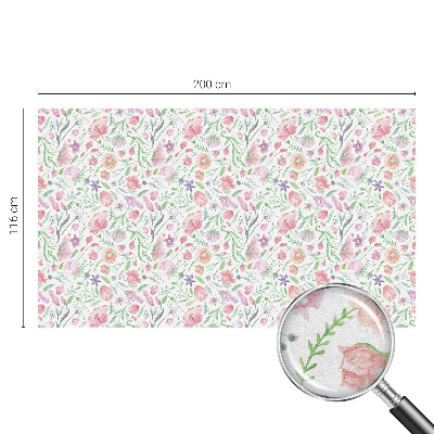 Brise-vue pour fenêtre Motif floral