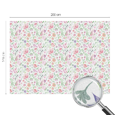 Brise-vue pour fenêtre Motif floral