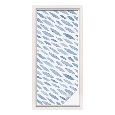 Film occultant pour fenêtre traits bleus