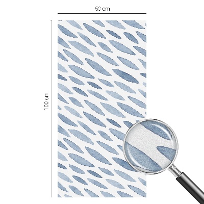Film occultant pour fenêtre traits bleus