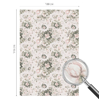 Brise-vue pour fenêtre beauté florale