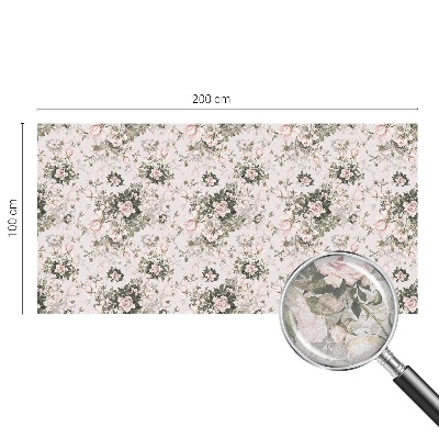 Brise-vue pour fenêtre beauté florale