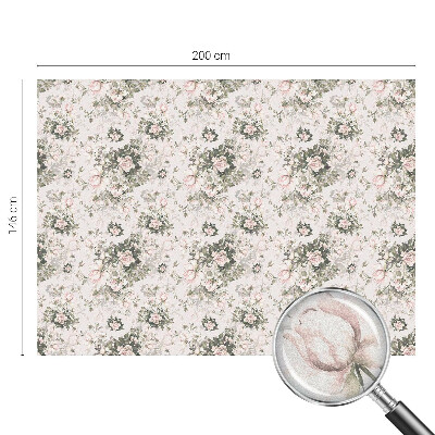 Brise-vue pour fenêtre beauté florale