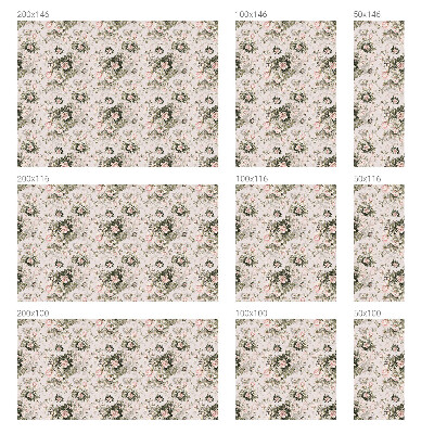 Brise-vue pour fenêtre beauté florale