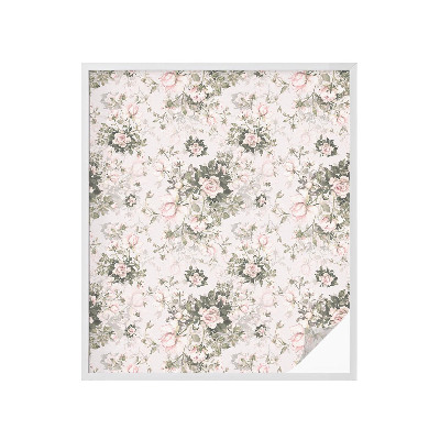 Brise-vue pour fenêtre beauté florale