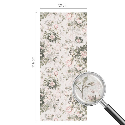 Brise-vue pour fenêtre beauté florale