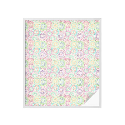 Brise-vue pour fenêtre mandalas colorés