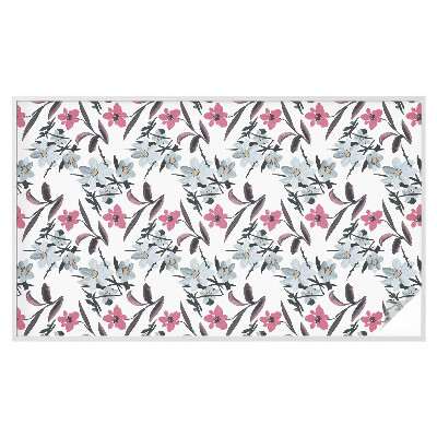 Film solaire fenêtre décoratif aspect vitrail Motif floral