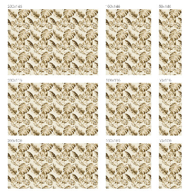 Film adhésif pour vitrage dépoli vitrail plantes tropicales