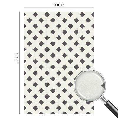 Film occultant pour fenêtre Diamants noirs et blancs