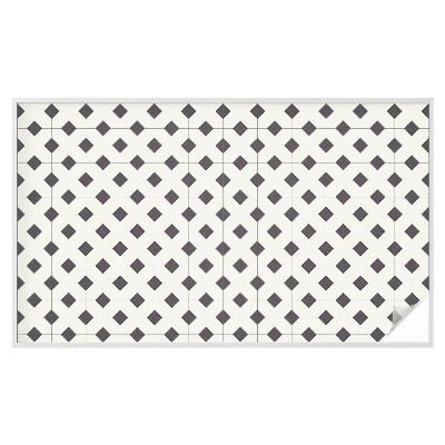 Film occultant pour fenêtre Diamants noirs et blancs