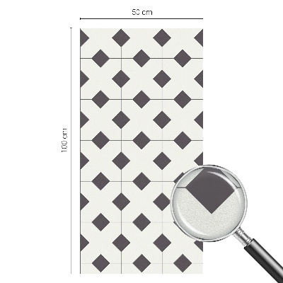 Film occultant pour fenêtre Diamants noirs et blancs