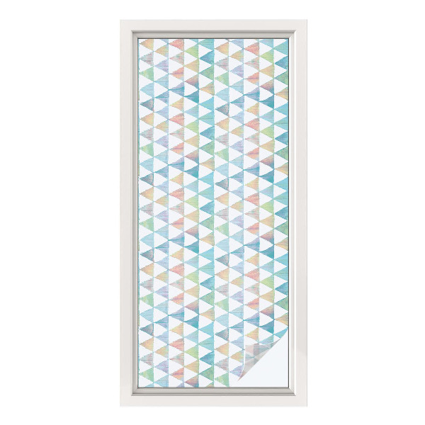 Brise-vue pour fenêtre Triangles géométriques
