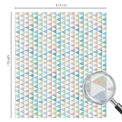 Brise-vue pour fenêtre Triangles géométriques