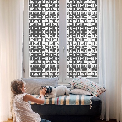 Film solaire fenêtre décoratif aspect vitrail Modèle énergétique