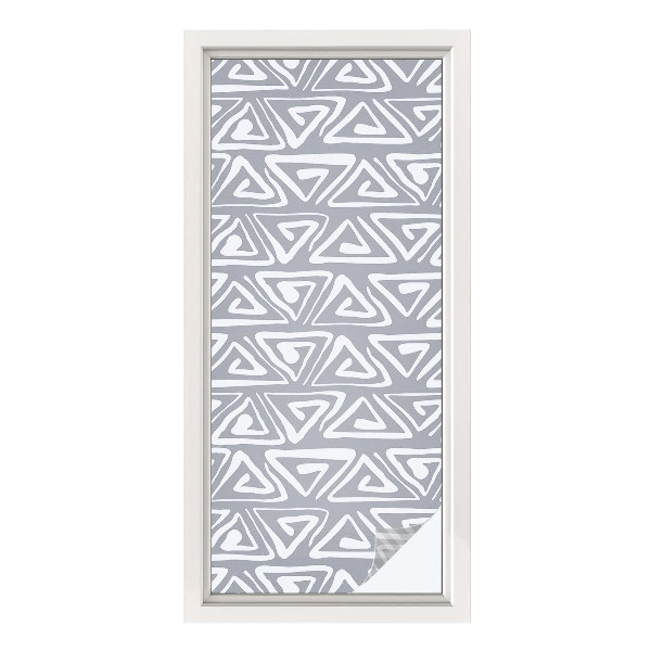 Film occultant pour fenêtre minimalisme géométrique