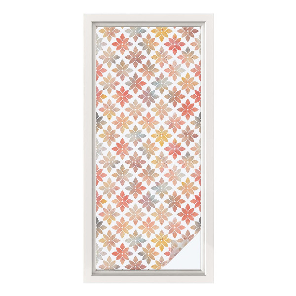 Brise-vue pour fenêtre beauté florale