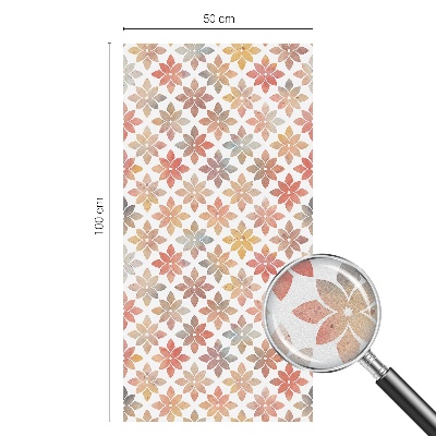 Brise-vue pour fenêtre beauté florale