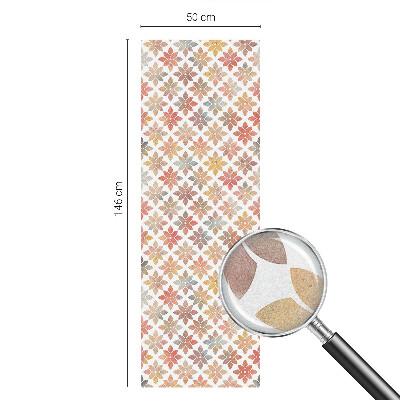 Brise-vue pour fenêtre beauté florale