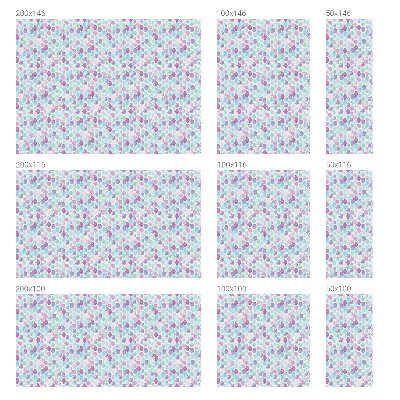 Film adhésif pour vitrage dépoli vitrail Points pastel