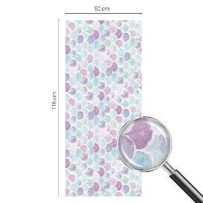 Film adhésif pour vitrage dépoli vitrail Points pastel