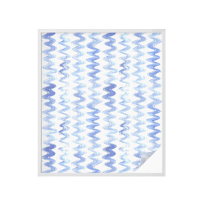 Film occultant pour fenêtre Vagues bleues