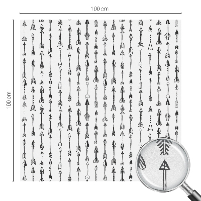 Brise-vue pour fenêtre Flèches géométriques