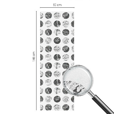 Sticker fenêtre vitrail adhésif Élégance du marbre