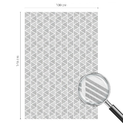 Film solaire fenêtre décoratif aspect vitrail Motif en losange