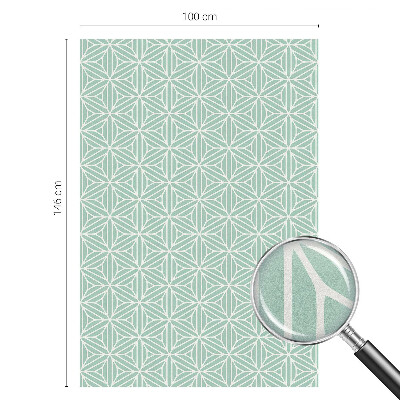 Sticker fenêtre vitrail adhésif Structure harmonieuse