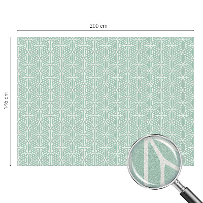 Sticker fenêtre vitrail adhésif Structure harmonieuse