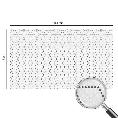 Film occultant pour fenêtre Losanges pointillés