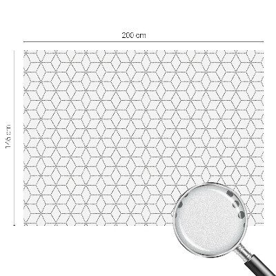 Film occultant pour fenêtre Losanges pointillés