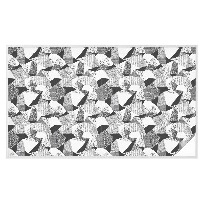 Film adhésif pour vitrage dépoli vitrail figures géométriques