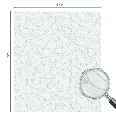 Brise-vue pour fenêtre Feuilles délicates