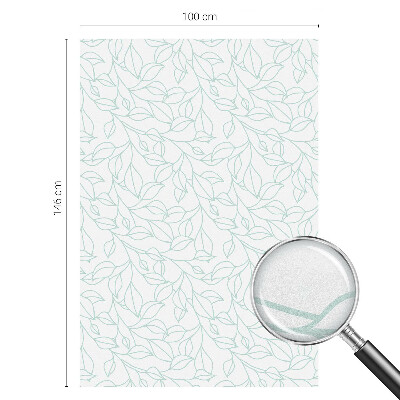 Brise-vue pour fenêtre Feuilles délicates