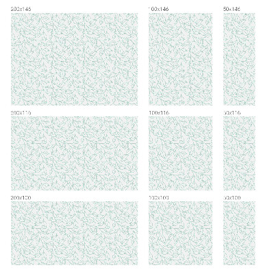 Brise-vue pour fenêtre Feuilles délicates