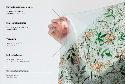 Brise-vue pour fenêtre Feuilles délicates