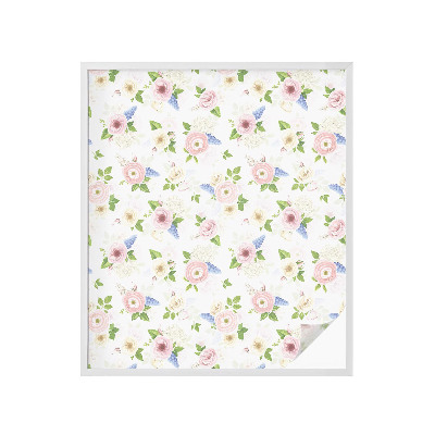 Film solaire fenêtre décoratif aspect vitrail Motif floral