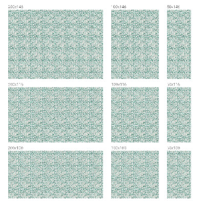 Film adhésif pour vitrage dépoli vitrail Vague verte