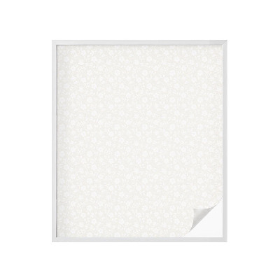 Sticker fenêtre vitrail adhésif Motif floral