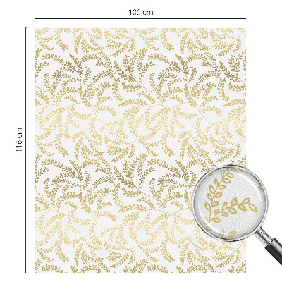 Film adhésif pour vitrage dépoli vitrail Modèle de plante