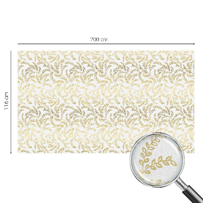 Film adhésif pour vitrage dépoli vitrail Modèle de plante