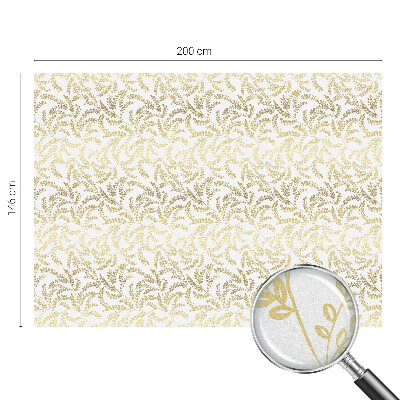 Film adhésif pour vitrage dépoli vitrail Modèle de plante