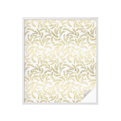 Film adhésif pour vitrage dépoli vitrail Modèle de plante