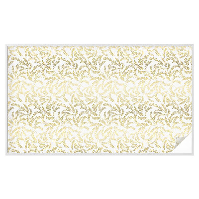 Film adhésif pour vitrage dépoli vitrail Modèle de plante