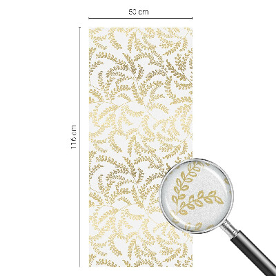 Film adhésif pour vitrage dépoli vitrail Modèle de plante