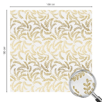 Film adhésif pour vitrage dépoli vitrail Modèle de plante