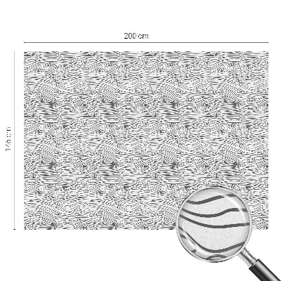 Film solaire fenêtre décoratif aspect vitrail Lignes de bois
