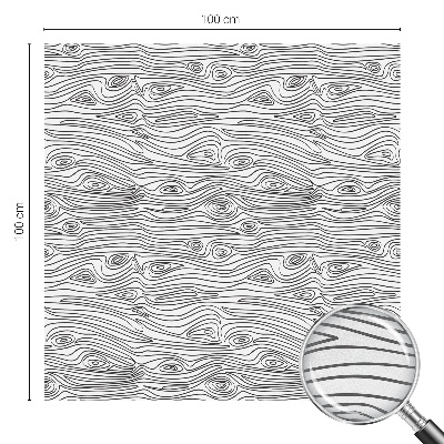 Film solaire fenêtre décoratif aspect vitrail Lignes de bois